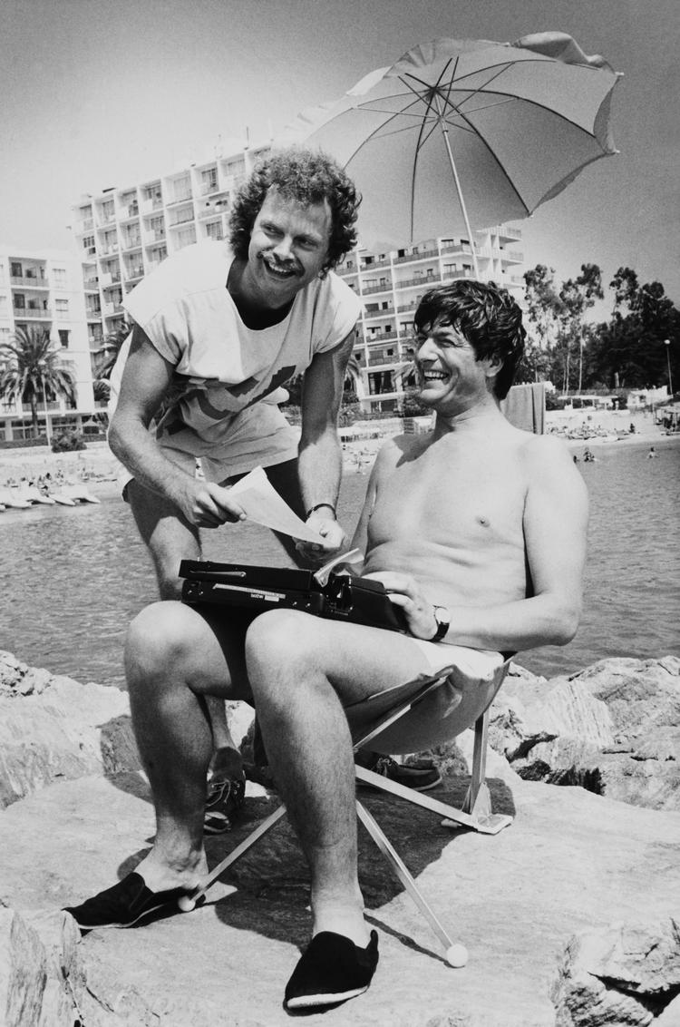 Makkerparret ses her i 1986. 
   Foto: Mogens Berger/POLFOTO