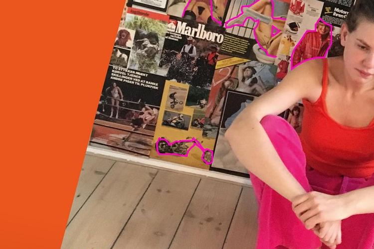 Veronika Katinka Martzens bog hedder 'Jeg bruger min krop som et møbel'. Foto: Forlaget Gladiator.  