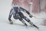 Forholdene i Åre var lørdag vanskelige for de mandlige styrtløbere, men norske Kjetil Jansrud ramte en perfekt linje og vandt guld foran landsmanden Aksel Lund Svindal.
   Foto: Fabrice Coffrini/Ritzau Scanpix