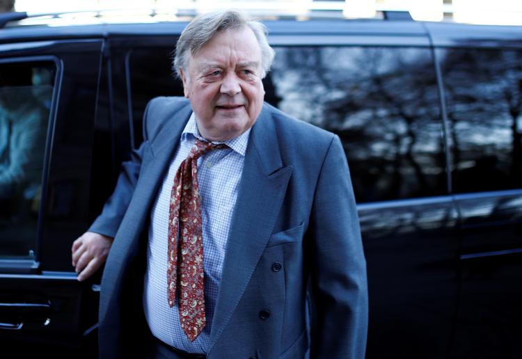 »EU-skeptikerne har skabt et parti i partiet. De har deres egen leder, deres egen indpisker. Jeg så meget gerne, at de forlod partiet«., siger den konservative, proeuropæiske Kenneth Clarke, der er det længst siddende medlem af det britiske underhus. Foto: Henry Nicholls/Ritzau Scanpix
