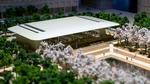 Sådan skulle Apples butik på Kunsträdgården i Stockholm have set ud. Det er arkitektfirmaet Forster + Partners, som har tegnet butikken, der tager form af en pavillon. Men det bliver ikke til noget, efter bystyret har har bremset planerne.  Foto: Forster + Partners