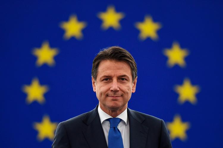 Giuseppe Conte afviste, at han blot var en marionetfigur i den italienske regering. Foto: Frederick Florin/Ritzau Scanpix
