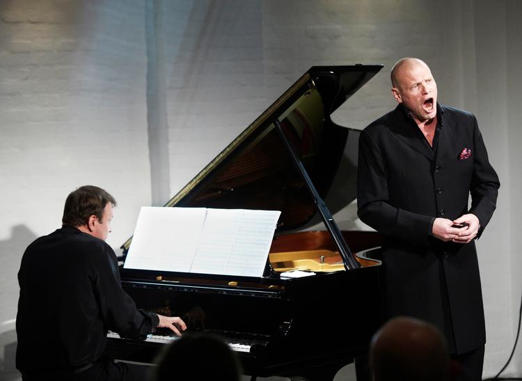 Den ene del af Bo Skovhus karriere koncentrerer sig om liedsang. Her er han fotograferet ved en koncert i København i 2013. Arkivfoto Ole Christiansen