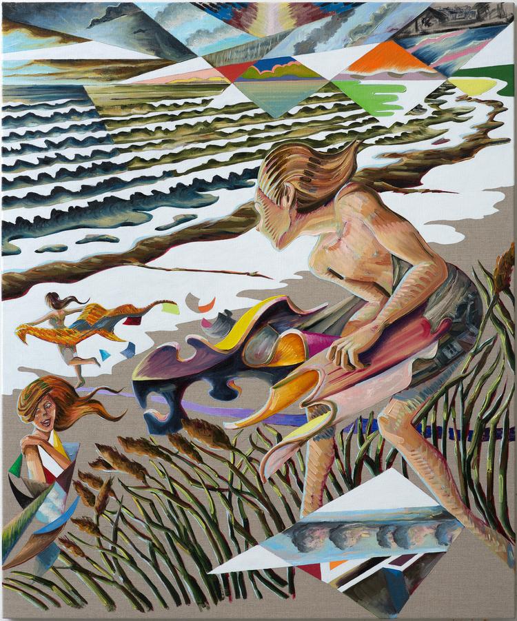 Foto: Martin Bigum: 'Sommerens piger', 2016. Udsnit af billede. Sophienholm.