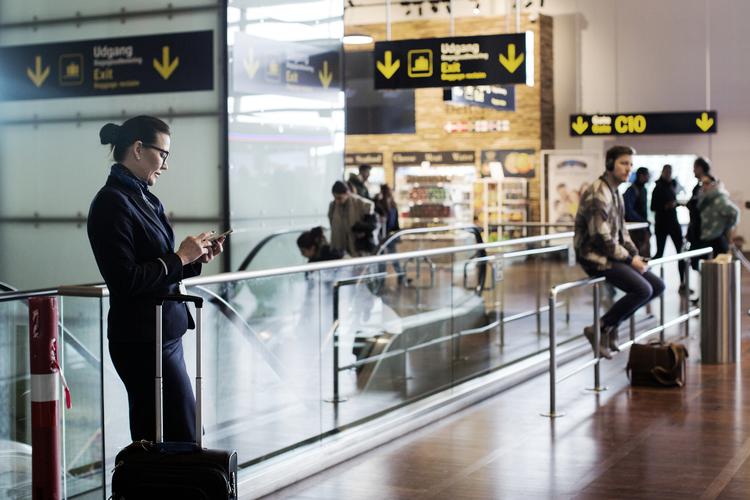 Aldrig har passagerer strømmet igennem danske lufthavne, som de gjorde sidste år, viser ny opgørelse fra Danmarks Statistik.  Foto: Emma Sejersen/POLFOTO