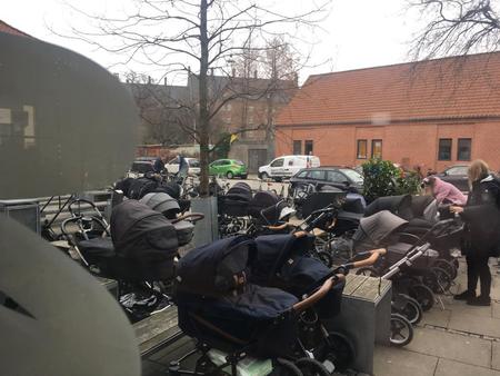 Baby zone. Sådan så det ud, da første BarselBar løb af stablen sidste torsdag. Foto: Instagram