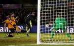 
    Manchester City er stadig med i fire turneringer, efter at holdet lørdag nåede kvartfinalen i FA Cuppen.
Her var City på besøg hos undertippede Newport fra League Two, og den dyst vandt City 4-1, da kræfterne til sidst slap op hos hjemmeholdet. Foto: John Sibley/Ritzau Scanpix