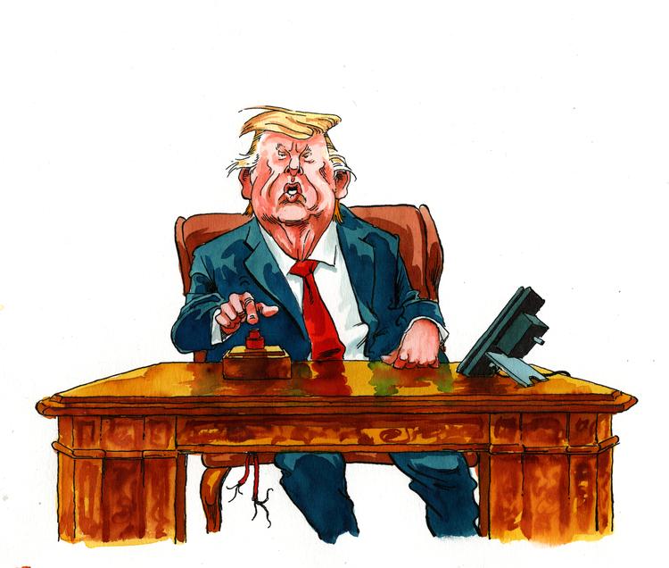 Trump udnytter ventetiden til ved økonomisk pression at demoralisere den palæstinensiske modstand mod hans plan. Foto: Roald Als/POLITIKEN