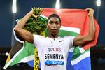 28-årige Caster Semenya fik sit gennembrud i 2009 med VM-titlen. Hun har siden trykket sin bedste tid på 800 meter ned på 1.54,25 minutter, hvilket gør hende til den 4. hurtigste nogensinde.  Foto: Fabrice Coffrini/Ritzau Scanpix
