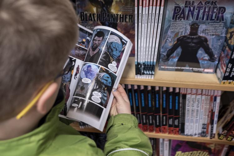 Til trods for at superheltefilm som 'Black Panther dominerer biograferne, sælger de ikke helt så godt som før i tiden på pair. Foto: Benny Kjølhede/POLITIKEN