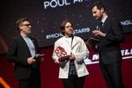 Poul Andrias Ziska, køkkenchef på færøske Koks, modtog mandag aften restaurantens anden michelinstjerne.  Foto: Louise Herrche Serup/POLFOTO