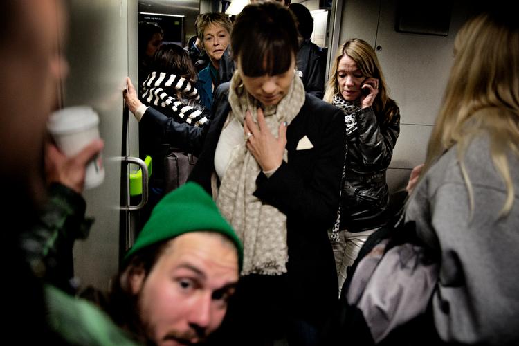 Færre tog på Øresundsstrækningen skaber trængsel.  Foto: Martin Lehmann/POLFOTO