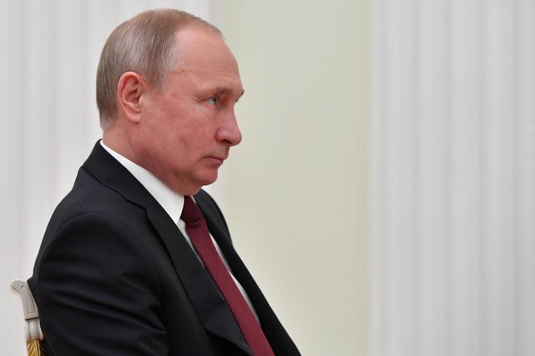 
    Ruslands præsident, Vladimir Putin har holdt sin årlige tale til nationen foran det russiske parlament.
   Foto: Pool/Ritzau Scanpix