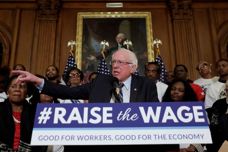 Tirsdag annoncerede Sanders, at han stiller op til præsidentvalget i 2020 for Demokraterne.
På mindre end fire timer havde kampagnen indsamlet sin første million dollar. Foto: Yuri Gripas/Ritzau Scanpix