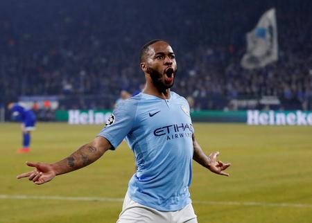 Raheem Sterling lykkedes med at hive en 3-2-sejr hjem til Manchester City under en dramatisk kamp i Tyskland onsdag aften.
   Foto: Matthew Childs/Ritzau Scanpix