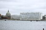 Der blæser ikke milde vinde over Mærsks hovedkontor ved havnen i København. Selskabets regnskab viser beskedne forventninger til 2019.  Foto: Jens Dresling/POLFOTO