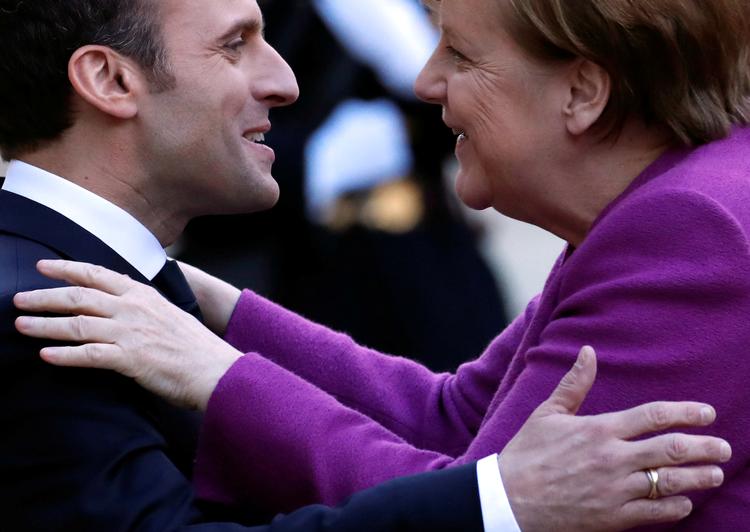 Forholdet mellem Emmanuel Macron og Angela Merkel er nu anstrengt, og de lagde på EU-topmødet onsdag og torsdag ikke skjul på deres uenighed.
    REUTERS/Christian Hartmann TPX IMAGES OF THE DAY
   Foto: Christian Hartmann/Ritzau Scanpix