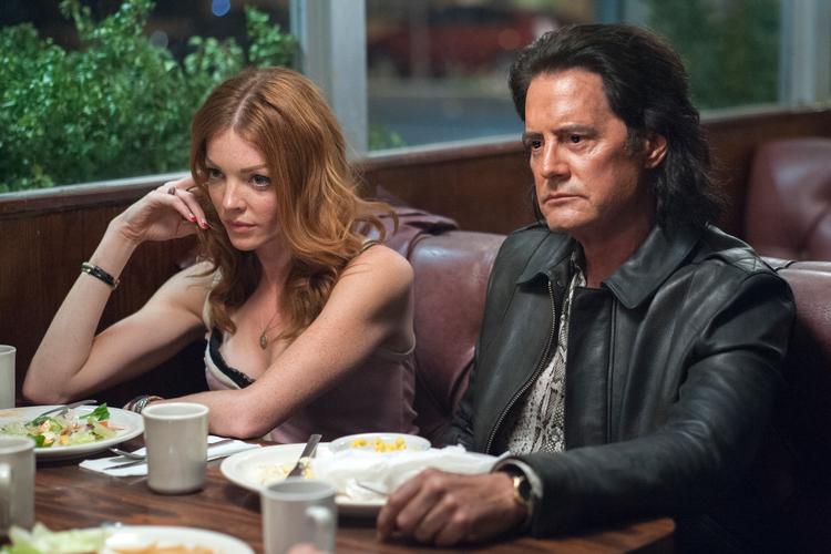 Nicole LaLiberte og Kyle MacLachlan i en scene fra den nye sæson af 'Twin Peaks'. Foto: Suzanne Tenner/Showtime