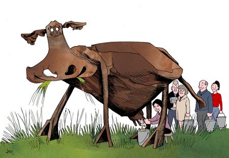 Arkivtegning: Anne-marie Steen Petersen