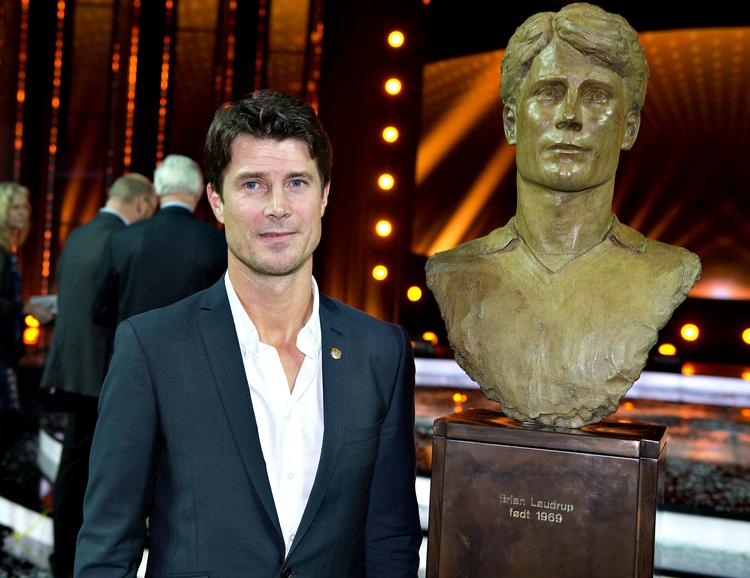 Brian Laudrup blev i 2013 optaget i Sportens Hall of Fame. Med hæderen følger også en buste af legenden.  Foto: Henning Bagger/Ritzau Scanpix