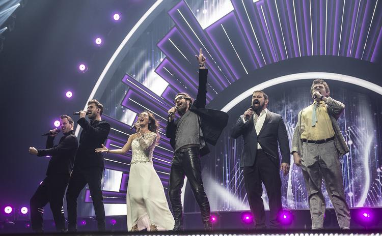 Melodi Grand Prix 2019, der fandt sted lørdag aften, får hårde ord med på vejen af anmelderne. Specielt showet kritiseres. Mens der er lidt flere roser til vindersagen.   Foto: Mopgens Flindt