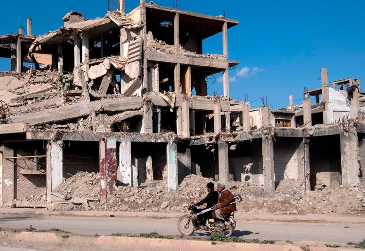 Store dele af Syrien er lagt i ruiner under borgerkrigen, der stadig ikke er helt slut. Det er uansvarligt at tvinge flygtninge h Foto: Fadel Senna/Ritzau Scanpix