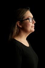 Efterbilledet fra 25.  februar, hvor flæsket er formindsket med 1 cm. Redaktøren mener selv at kunne se det på halsens sider. Foto: Peter Hove Olesen/POLFOTO