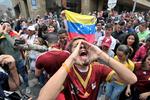Igen mandag var der demonstrationer vendt mod Maduro. Foto: Carlos Julio Martinez/Ritzau Scanpix