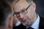 Den øverste direktør i Jyske Bank, Anders Dam, kan blandt andet konstatere, at det har været et øv-år med dårlige afkast på finansmarkederne.  Foto: Jens Dresling/POLFOTO