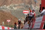 Australieren Caleb Ewan kæmper sig i mål som vinder i den stejle finale på 4. etape i UAE Tour.

 Foto: Giuseppe Cacace/Ritzau Scanpix