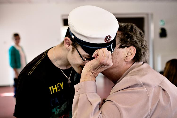 
Omkring 46.000 unge sprang sidste i år ud som studenter. Det er den største årgang nogensinde. Nu bliver optagelsen mere kringlet.
   Foto: Joachim Adrian/POLFOTO