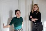 Anne Leavy (til højre) og Maja Louise Sørensen (til venstre) er initiativtagerne bag kollektivet Flexwerker. Foto: Miriam Dalsgaard