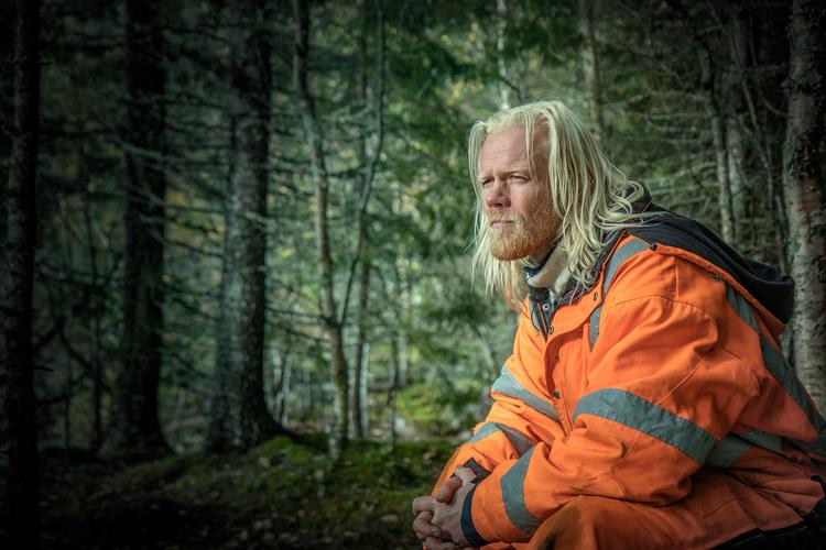 For Rasmus fra Esbjerg har det været hårdere at være 'Alene i vildmarken', end han havde forestillet sig, indrømmer han. Pr-foto United Productions