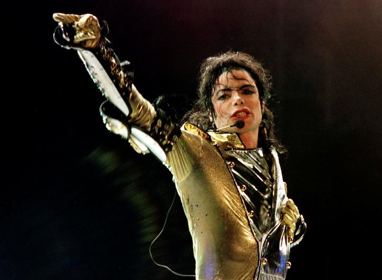 Michael Jackson på sin "History World Tour" i Wien, juli 1997. Foto: Leonhard Foeger / Reuters / File Photo. Foto: Leonhard Foeger/Ritzau Scanpix