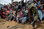 Humanitære organisationer kan redde tusinder af liv og spare  penge, hvis de kan forudse den næste flygtningestrøm. Kunstig intelligens gør det bedst på egen hånd, helt uden input fra forskerne.  Foto: Jacob Ehrbahn/POLFOTO