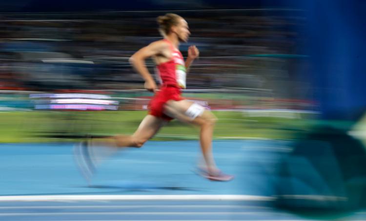 Andreas Bube løb sig videre til semifinalen ved EM i Glasgow, hvor der er i alt seks danske deltagere.
   Foto: Jens Dresling/POLFOTO