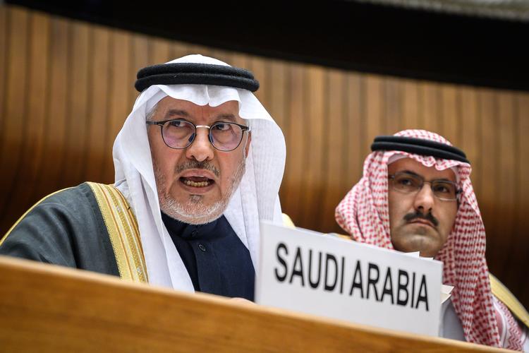 Saudi-Arabien lovede store donationer til Yemen under tirsdagens donorkonference i Gèneve. De er en af krigsparterne i den borgerkrig, der har resulteret i den værste humanitære krise i dag.  Foto: Fabrice Coffrini/Ritzau Scanpix
