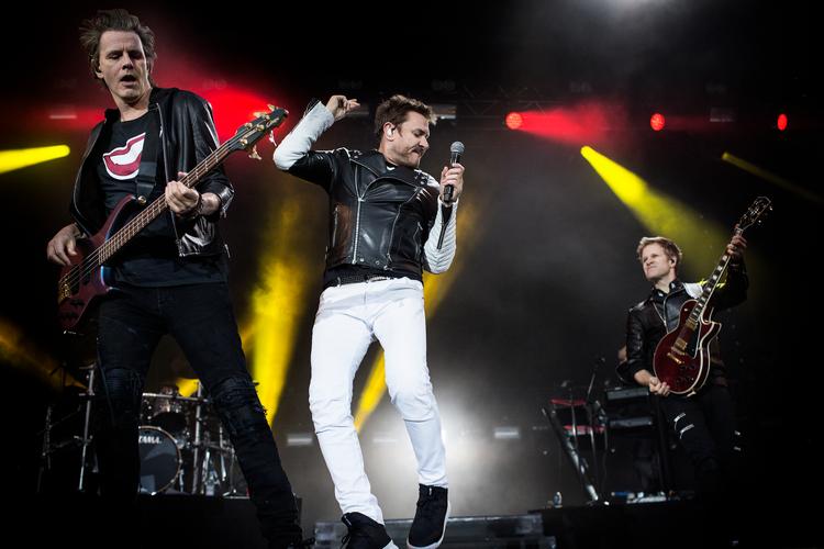 Duran Duran er her på besøg på Northside i 2016. I år går turen til Tusindårsskoven for den engelske popgruppe. 
   Foto: Rune Aarestrup Pedersen/POLFOTO
