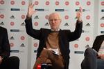 Morten Olsen offentliggør truppen til landskampen mod England i 2014.
    
   Foto: Jan Unger/POLFOTO