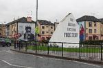 Et legendarisk byskilt, der fortæller, at man nu er på vej ind i  'Free Derry'. Foto: Jens Henrik Nybo