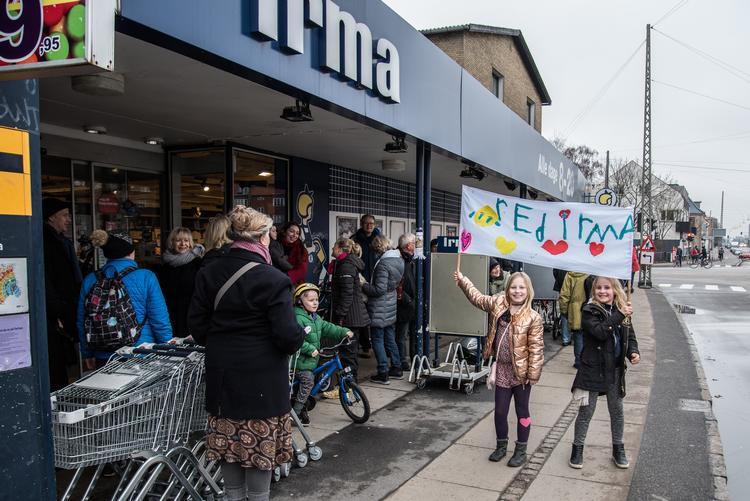 Irma på Roskildevej i Valby skulle lukkes. Kunderne protesterede. Butikken fik en chance. Afgørelsen faldt i går. Foto: Henning Schjødt Petersen. Foto: Henning Schjødt Petersen

