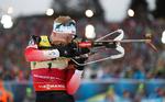 Johannes Thingnes Bø vandt blandt andet tre medaljer ved de olympiske lege i Pyeongchang sidste år og nu skal han forsøge at gentage succesen ved VM. Foto: Petr David Josek/Ritzau Scanpix