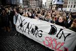 Under navnet 'Aldrig din skyld: Retfærdighed for voldtægtsofre' var der i 2016 demonstrationer i både København og Aarhus.  Foto: Philip Davali/POLFOTO
