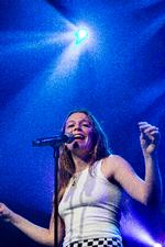Maggie Rogers fotograferet ved koncerten på Vega. Foto: Finn Frandsen/POLFOTO