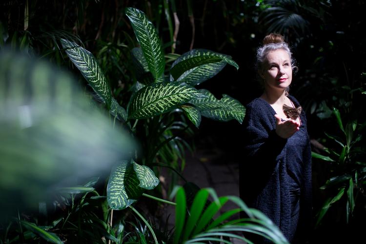 
    Den svenske forfatter Sara Stridsberg for topkarakter for hendes nye krimi 'Kærlighedens Antarktis'. Foto: Thomas Borberg/POLFOTO