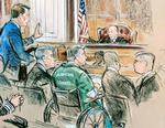 Trumps kampagnechef. Paul Manafort, der var Trumps kampagnechef fra juni til august 2016, blev torsdag idømt næsten fire års fængsel ved en domstol i Virginia. I næste uge følger endnu en dom. Tegning: Bill Hennessy/Ritzau Scanpix
   Foto: Stringer ./Ritzau Scanpix