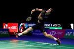 I første sæt missede Viktor Axelsen tre sætbolde fra 20-17, men han vandt alligevel både sættet og kampen mod Jan Ø. Jørgensen. Foto: Andrew Boyers/Ritzau Scanpix