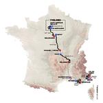 Sådan ser ruten i årets Paris-Nice ud 