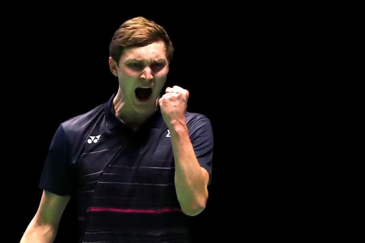 Sådan. Viktor Axelsen er i karrierens første finale ved All England.  Foto: Andrew Boyers/Ritzau Scanpix