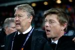 Trænerduoen Åge Hareide og Jon Dahl Tomasson, der er ubesejret i 24 landskampe på stribe, overvejer at hente flere unge spillere ind i truppen til forårets to første landskampe kampe 





    Nations League fodboldlandskamp på Århus stadion: Danmark - Irland. Danmarks landstræner Åge Hareide og assisterende træner Jon Dahl Tomasssen.
   Foto: Jens Dresling/POLFOTO